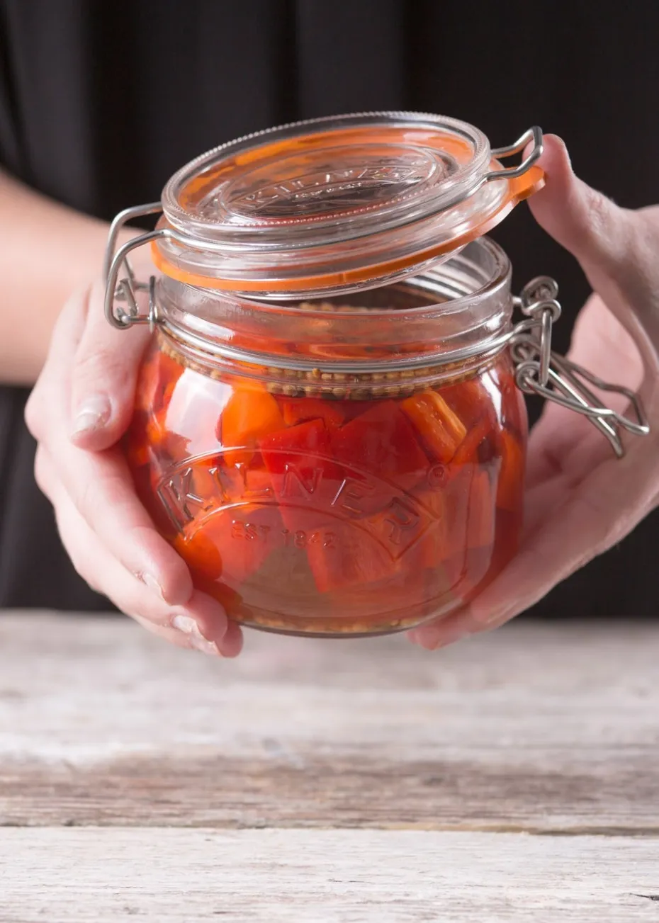 Kilner Clip Top Round Jar 4pc
