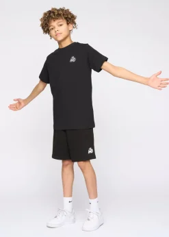 Kings Will Dream Black Crosby T Shirt (7-14 yrs)