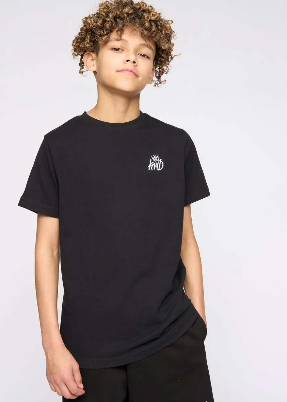 Kings Will Dream Black Crosby T Shirt (7-14 yrs)