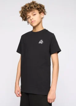 Kings Will Dream Black Crosby T Shirt (7-14 yrs)