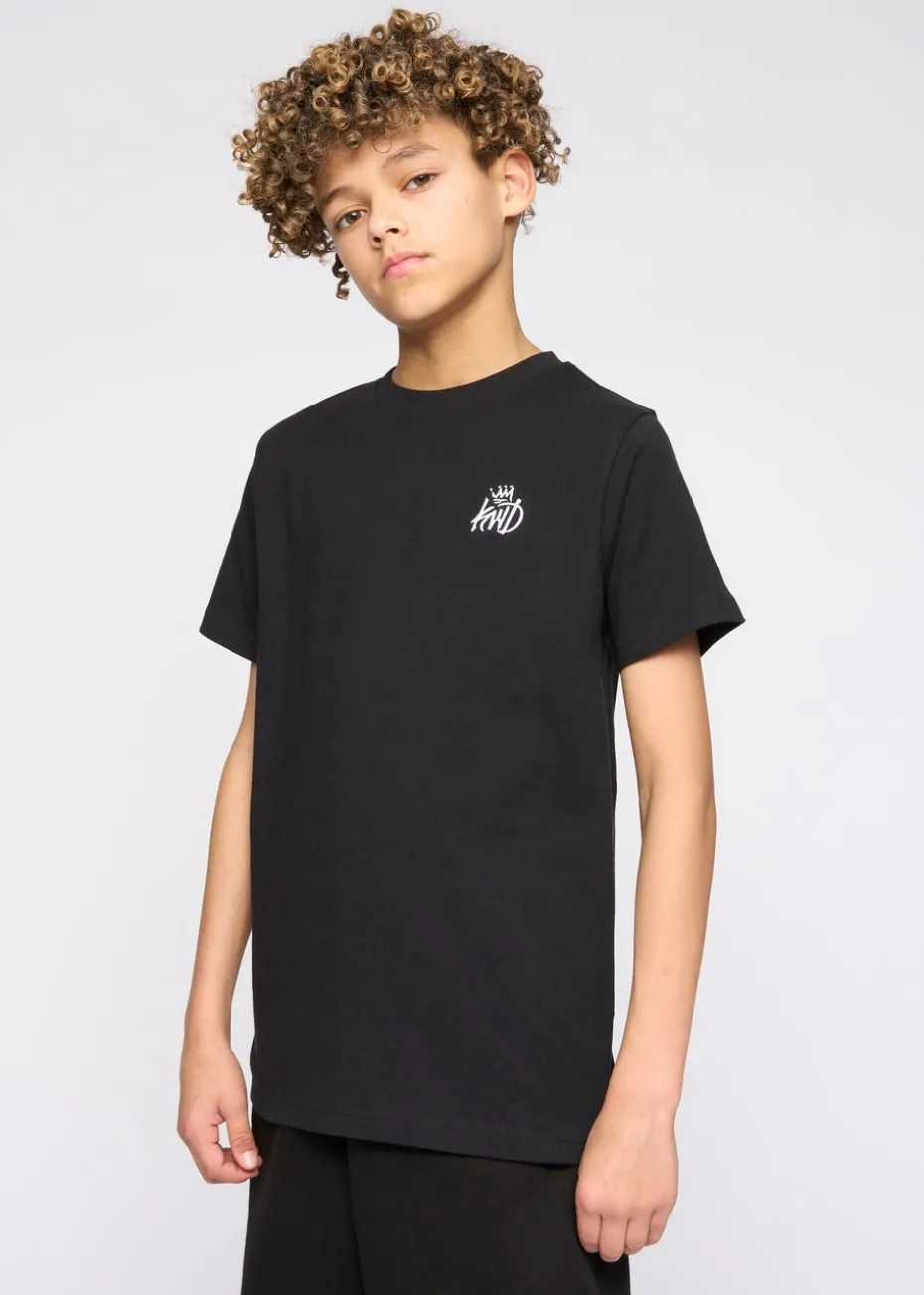 Kings Will Dream Black Crosby T Shirt (7-14 yrs)