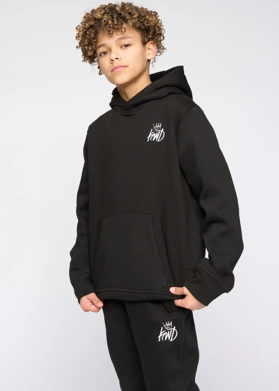 Kings Will Dream Black Crosby Hoodie (7-14 yrs)