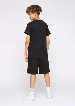 Kings Will Dream Black Crosby Jog Shorts (7-14 yrs)