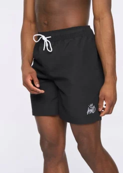 Kings Will Dream Black Crosby Swim Shorts