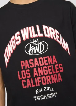Kings Will Dream Black Pasadena T Shirt (7-14 yrs)