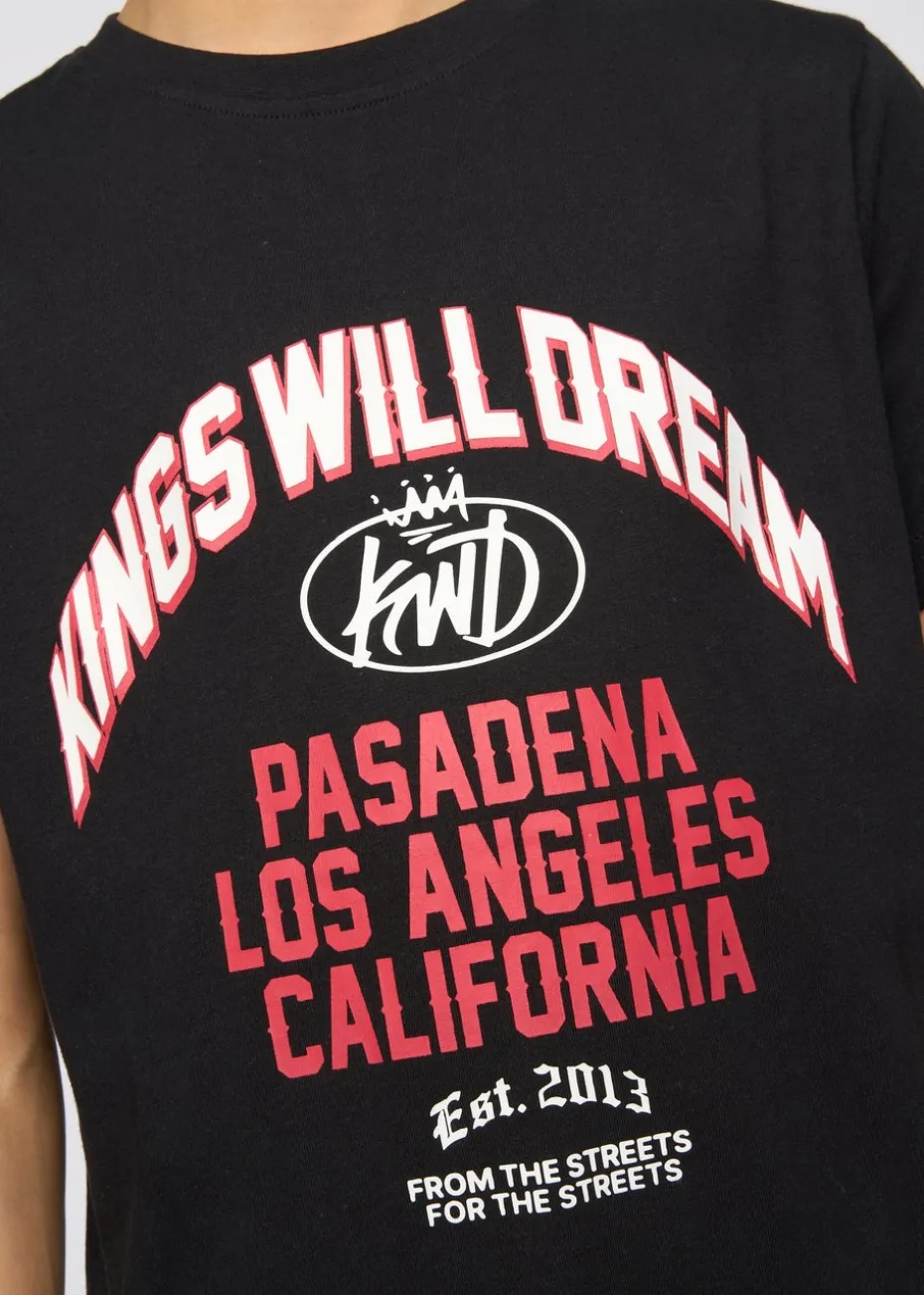 Kings Will Dream Black Pasadena T Shirt (7-14 yrs)