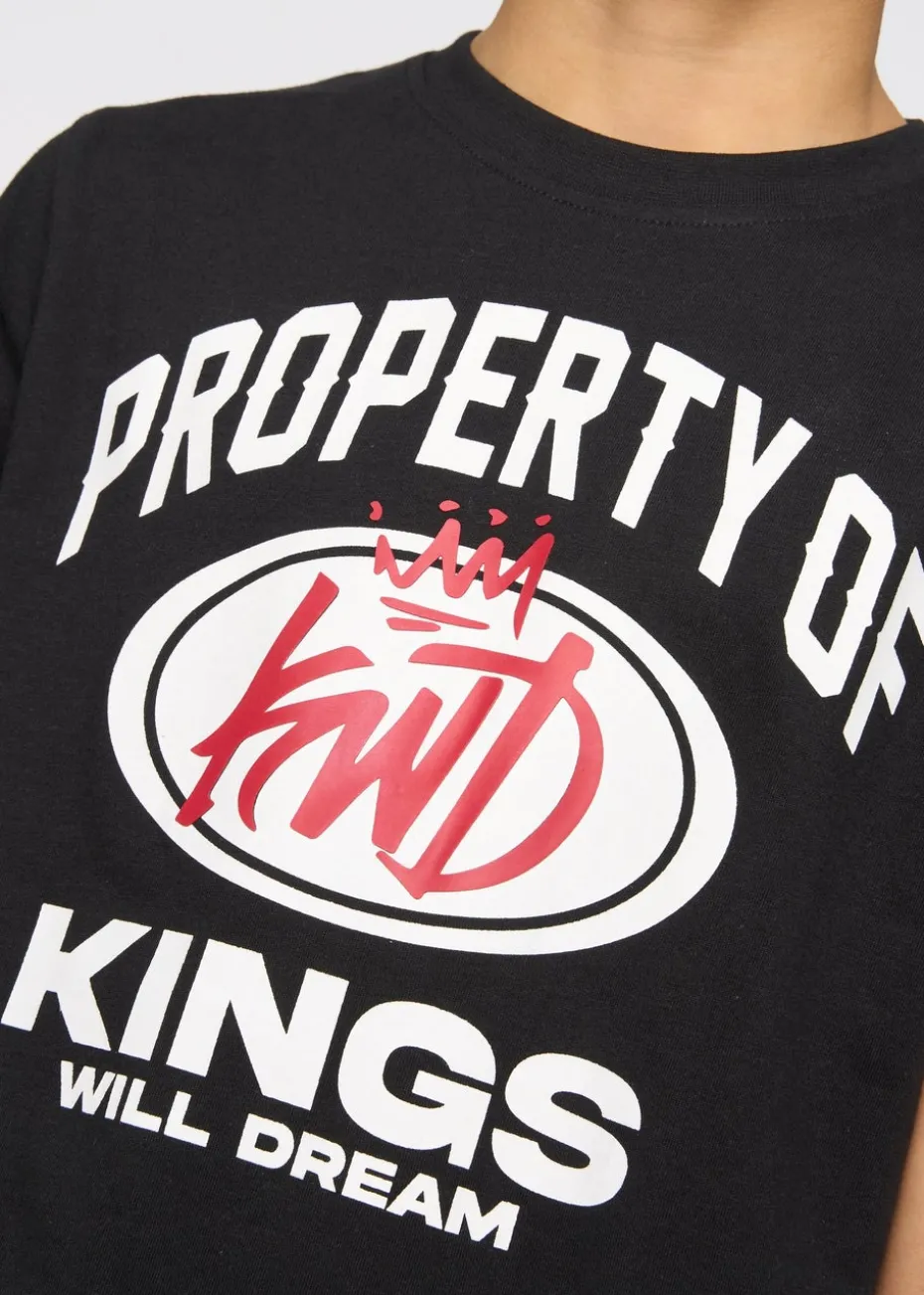 Kings Will Dream Black Prop T-Shirt (7-14 yrs)