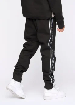 Kings Will Dream Black Techy Taped Tracksuit (7-14 yrs)