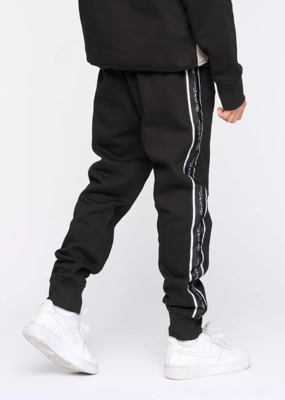 Kings Will Dream Black Techy Taped Tracksuit (7-14 yrs)