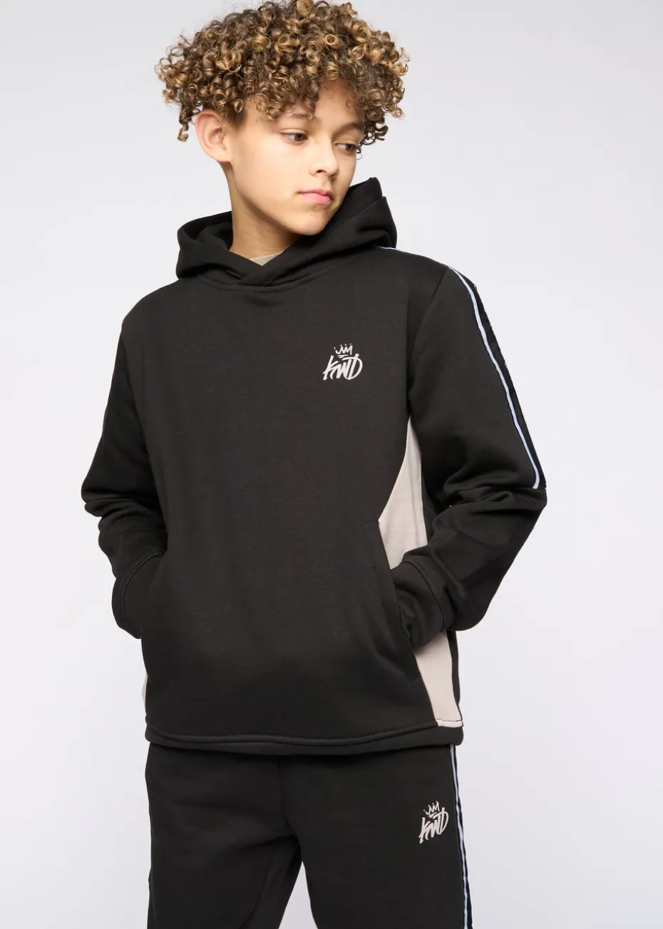 Kings Will Dream Black Techy Taped Tracksuit (7-14 yrs)