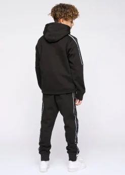 Kings Will Dream Black Techy Taped Tracksuit (7-14 yrs)