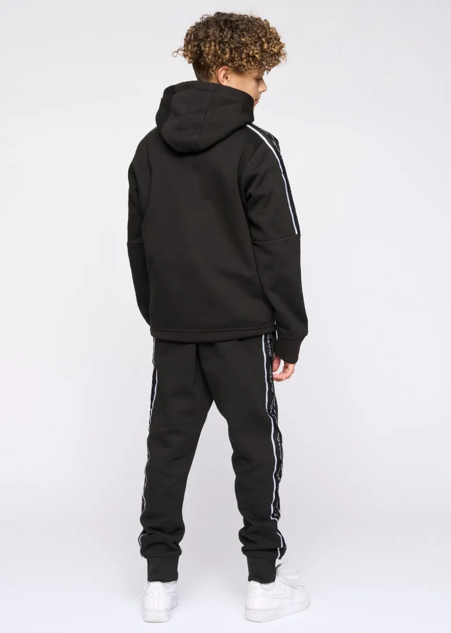 Kings Will Dream Black Techy Taped Tracksuit (7-14 yrs)