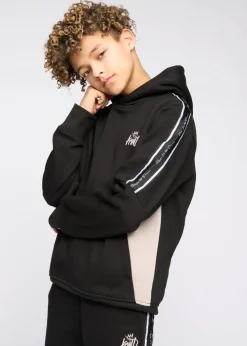 Kings Will Dream Black Techy Taped Tracksuit (7-14 yrs)