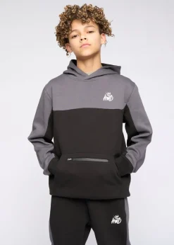 Kings Will Dream Black Techy Tracksuit 7-14 yrs)