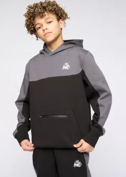 Kings Will Dream Black Techy Tracksuit 7-14 yrs)