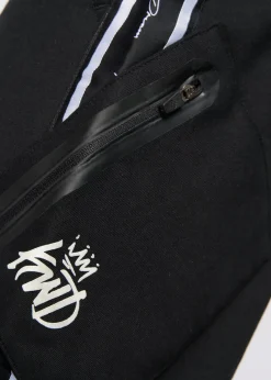 Kings Will Dream Black Techy Taped Cargo Shorts (7-14 yrs)