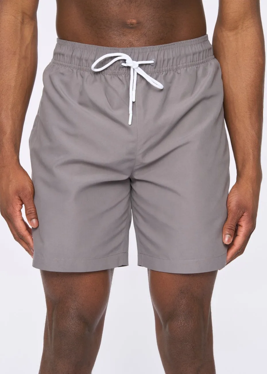 Kings Will Dream Charcoal Grey Crosby Swim Shorts