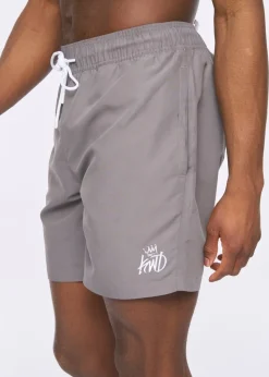 Kings Will Dream Charcoal Grey Crosby  Swim  Shorts