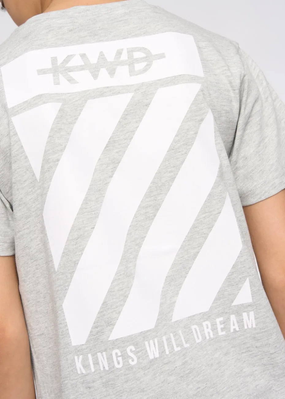 Kings Will Dream Grey Marl Stanton T-Shirt (7-14 yrs)