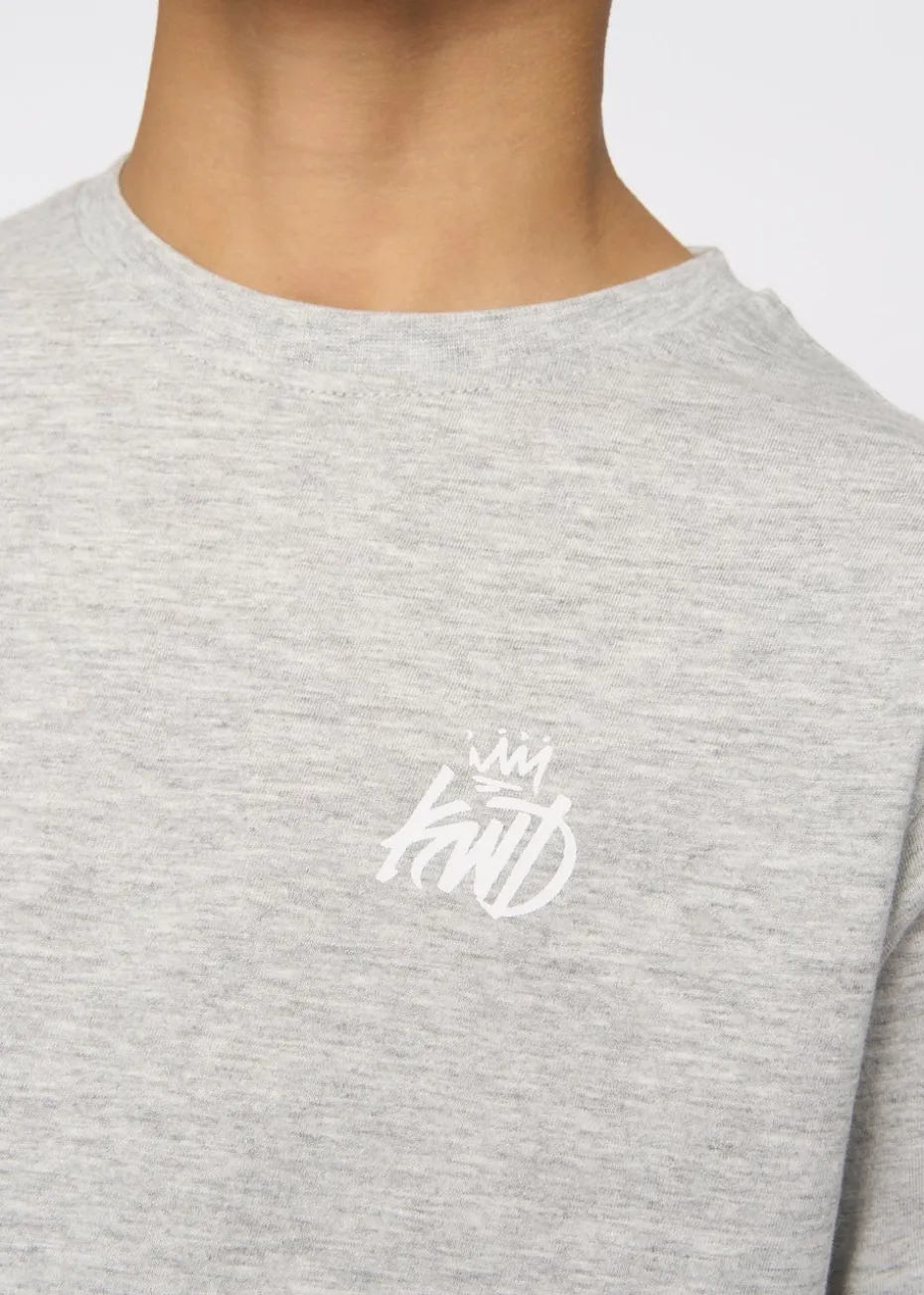 Kings Will Dream Grey Marl Stanton T-Shirt (7-14 yrs)