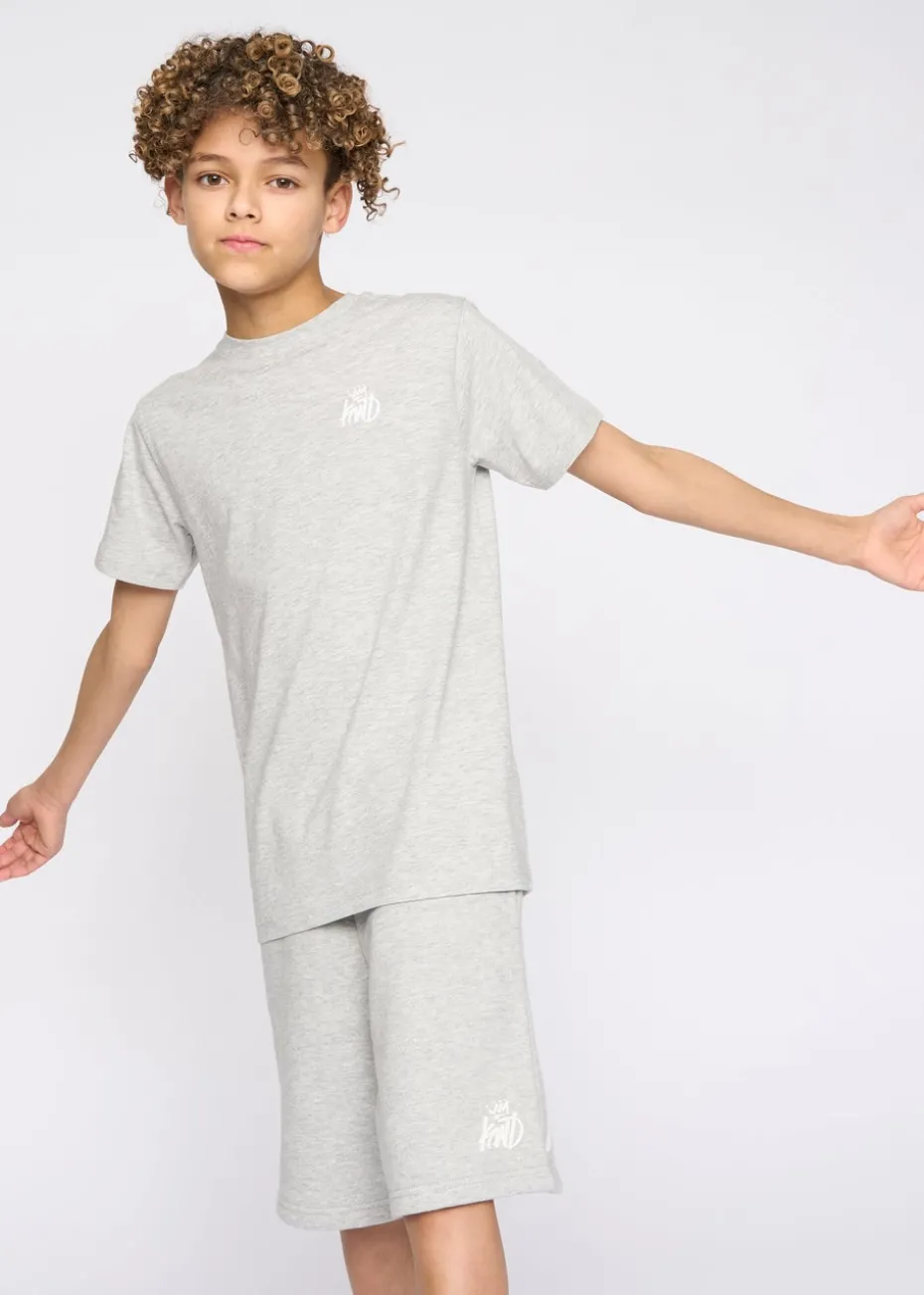 Kings Will Dream Grey Marl Stanton T-Shirt (7-14 yrs)
