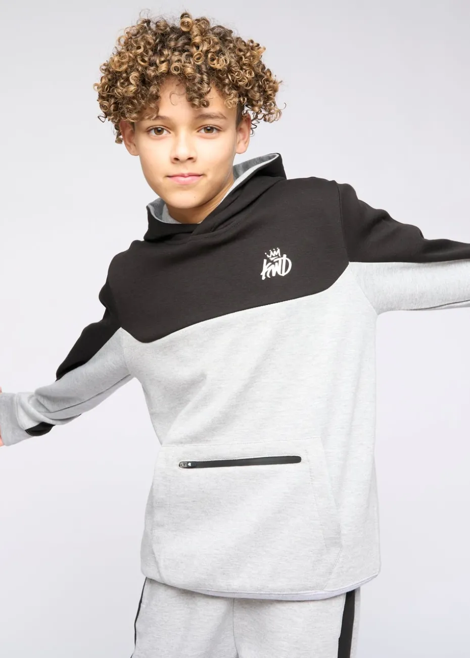 Kings Will Dream Grey Marl Techy Tracksuit (7-14 yrs)