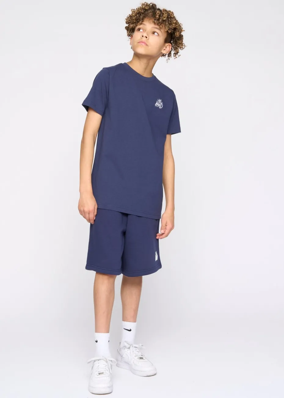 Kings Will Dream Navy Crosby Jog Shorts (7-14 yrs)