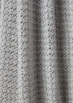 Large Natural Chenille Throw (200cm x 220cm)