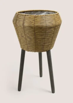 Large Natural Woven Planter