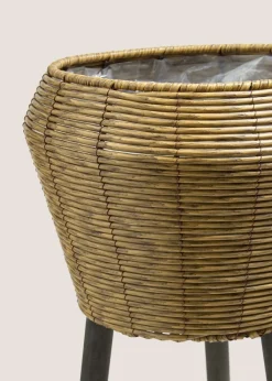 Large Natural Woven Planter