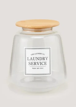Large The Laundry Co Glass Jar
