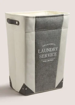 Laundry Co Grey Fabric Laundry Bag (55x40x30cm)