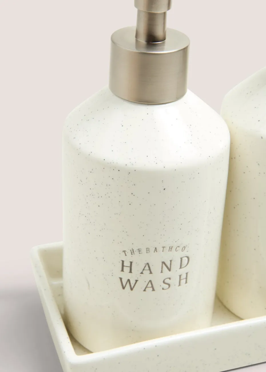 Laundry Co Natural Speckle Basin Set (19cm x 11cm x 3cm)