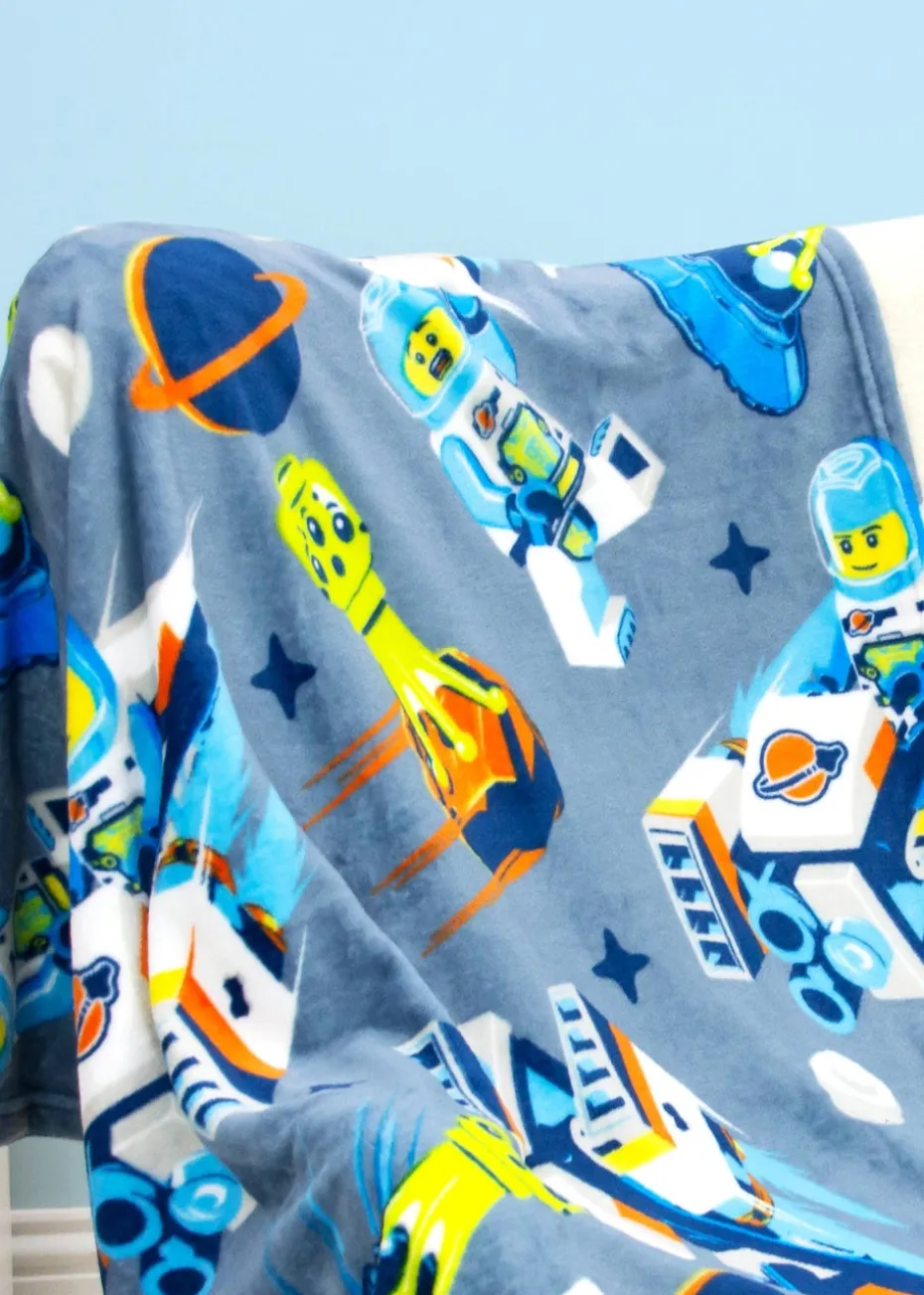 Lego City Space Fleece Throw