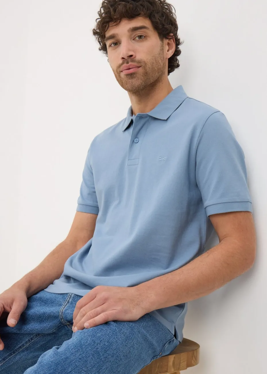 Light Blue Solid Polo Shirt