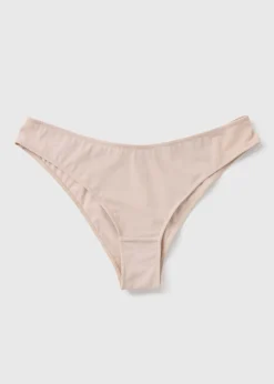 Light Nude Microfibre Brazilian Knickers
