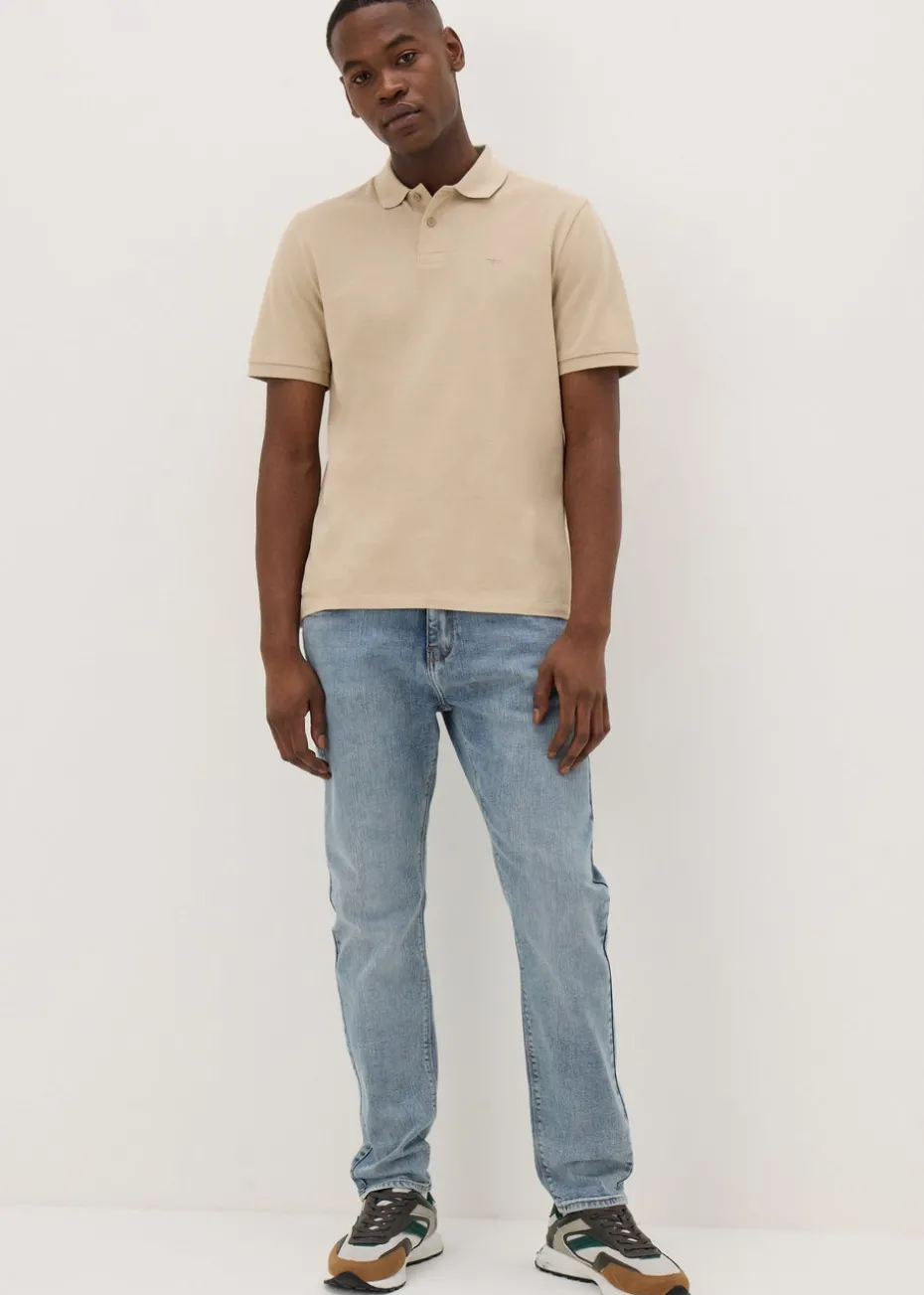 Lightwash Slim Fit Tapered Jeans