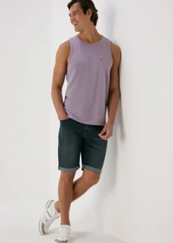 Lilac Jersey Ringer Vest