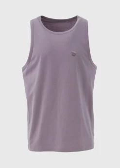 Lilac Jersey Ringer Vest