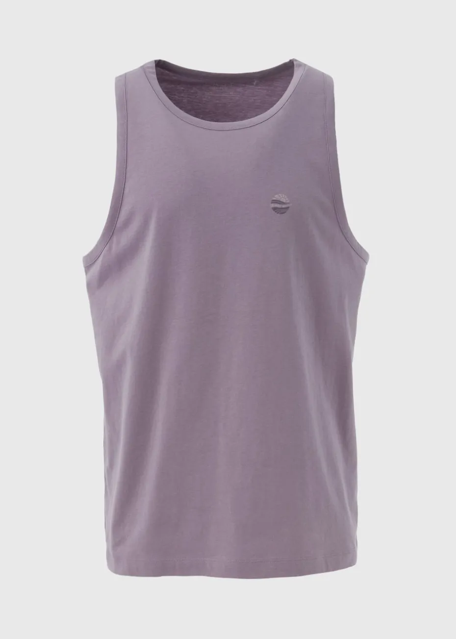 Lilac Jersey Ringer Vest