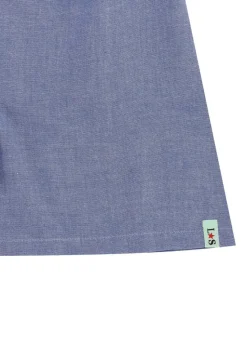 Lilly & Sid Blue Plain Playsuit (24 Months- 8 Years)