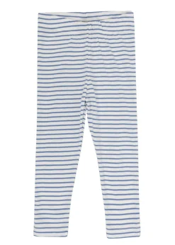 Lilly & Sid Blue Stripe Print Leggings (0-8 Years)