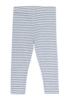 Lilly & Sid Blue Stripe Print Leggings (0-8 Years)
