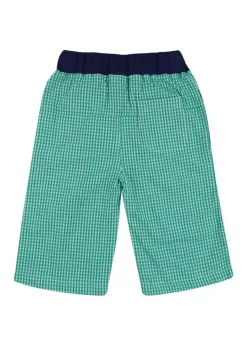 Lilly & Sid Green Gingham Print Shorts (24 Months- 8 Years)