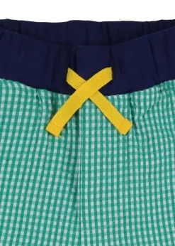 Lilly & Sid Green Gingham Print Shorts (24 Months- 8 Years)