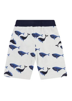 Lilly & Sid Multi Coloured Whale Print Shorts (0-8 Years)