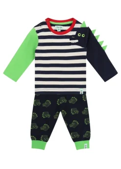 Lilly & Sid Multicoloured Dinosaur Applique Top & Jogger Set (0- 24 Months)