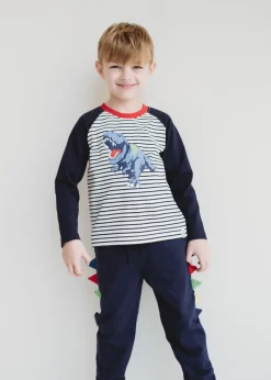 Lilly & Sid Multicoloured Dinosaur Print Top (0-8 Years)