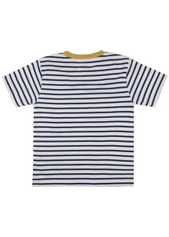 Lilly & Sid Multicoloured Dinosaur & Stripe Print Top 2 Pack (0-8 Years)