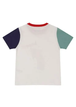 Lilly & Sid Multicoloured Happy Slogan Print T-Shirt (24 Months- 8 Years)